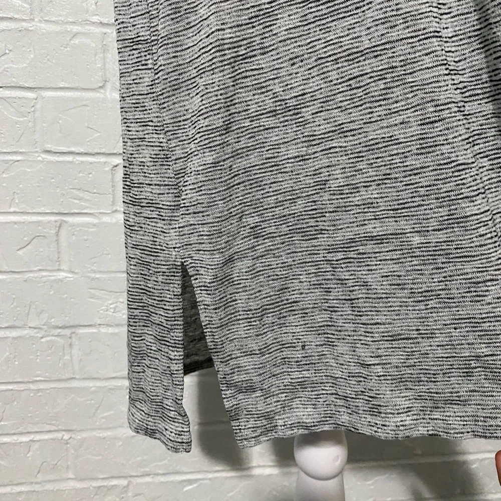 J. Crew Striped Gray Tank Dress